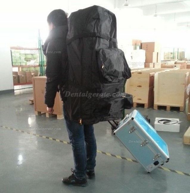 Greeloy&reg; GU-P109A Zahnarzt tragbaren Klappstuhl +GU-P206 Mobile Zahnarzt Behandlungseinheit +Tasche